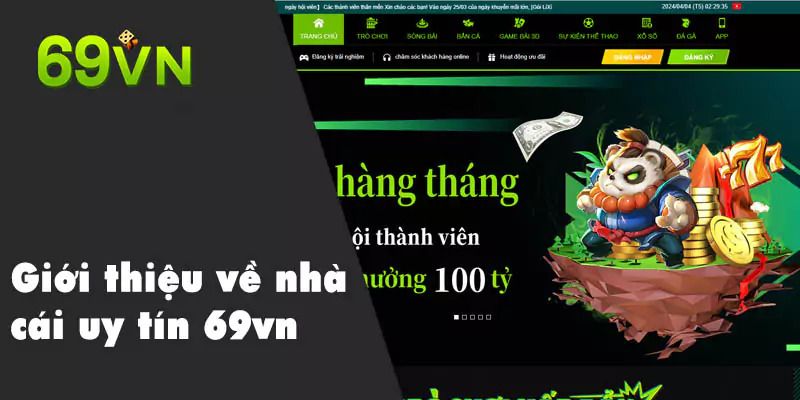 69VN - Sân Chơi hấp dẫn nhất 2024 mà người chơi không thể bỏ qua